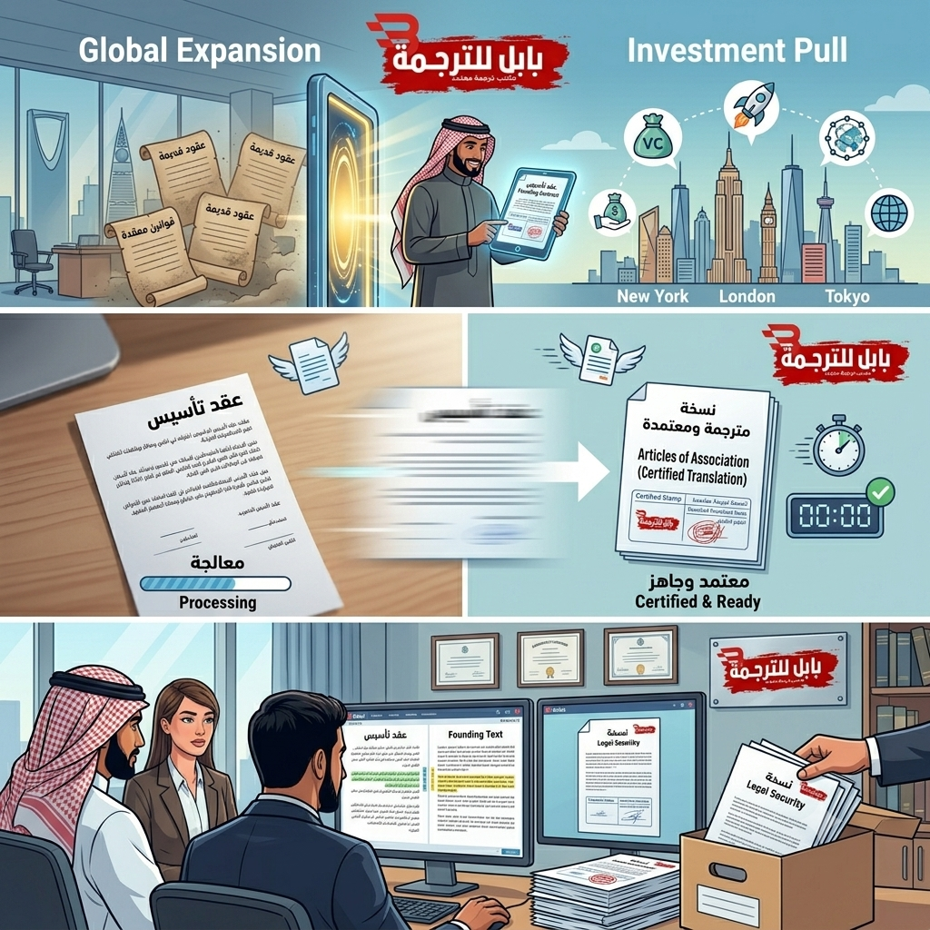 ترجمة عقد تأسيس شركتك الناشئة