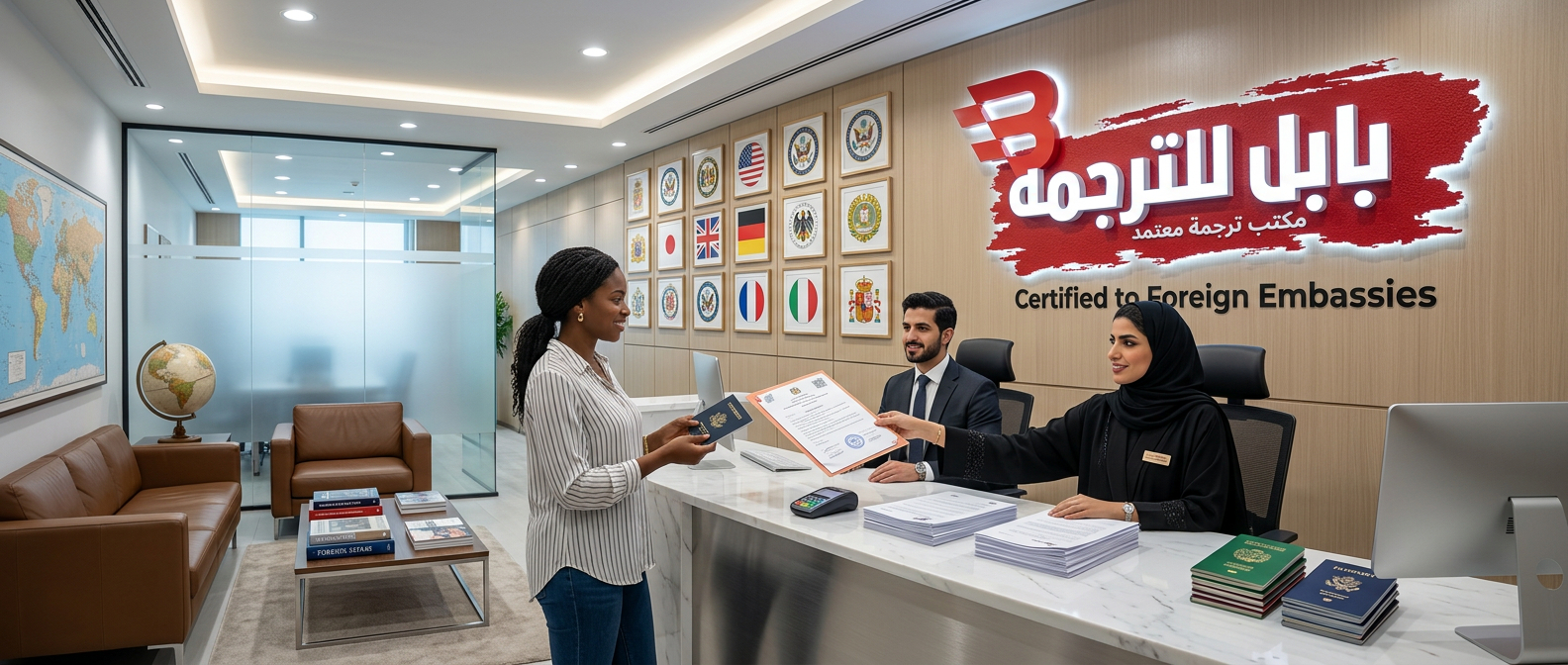 ترجمة وثائق السفر المعتمدة للعمل والدراسة بالخارج